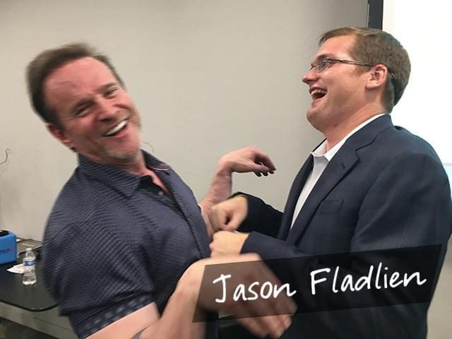 Jon Benson with Jason Fladlien